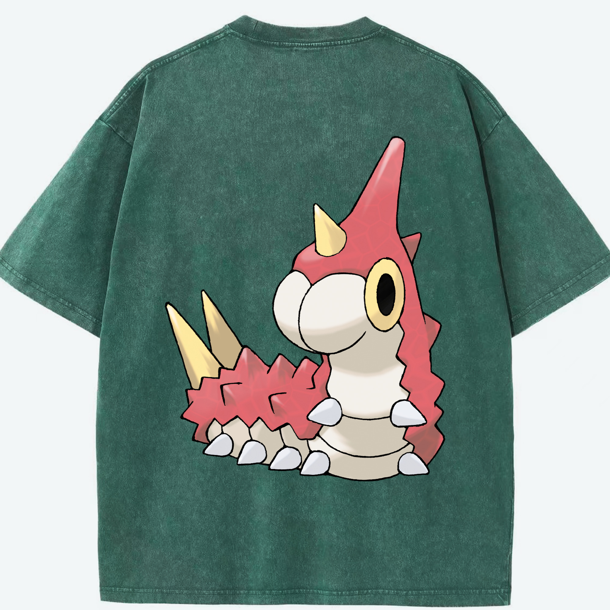 （画像用） ポケットモンスター Pokémon 綿100% ヴィンテージ風 半袖Tシャツ（背面プリント）